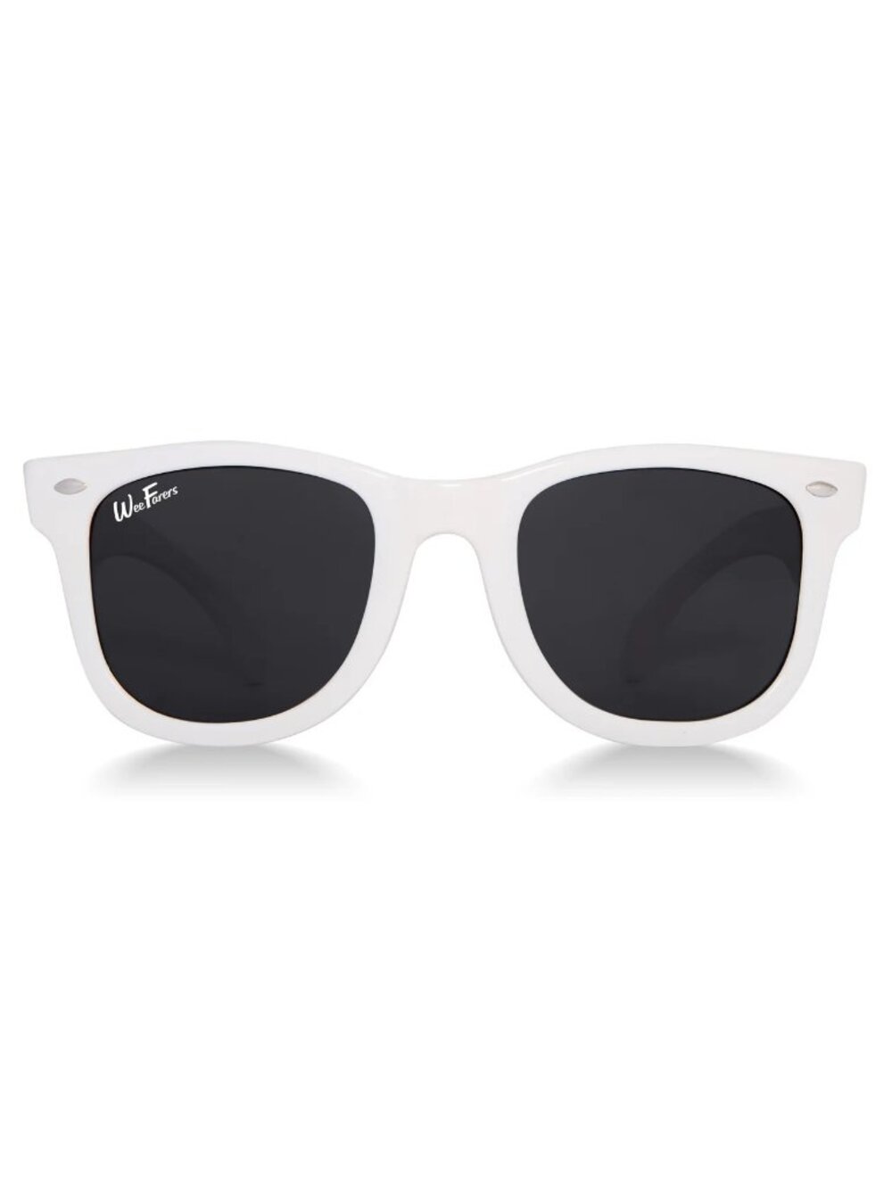 WEEFARERS Original White Sunglasses Size Ages 7-12 NEW NIB